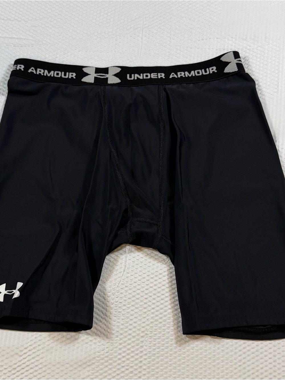 Under Armour Black Men's Performance Compression Short with Logo Waistband XXL